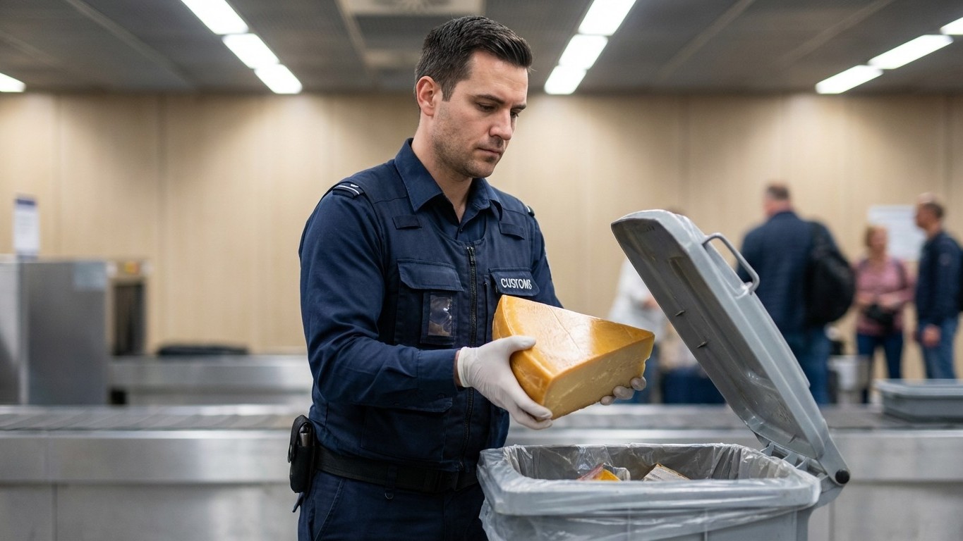 De kaas-val op Schiphol: wat de douane zonder pardon in beslag neemt