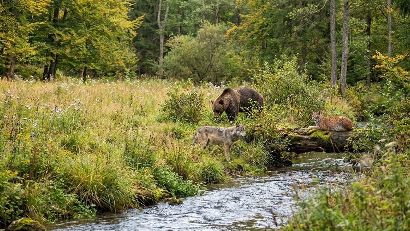 Grote roofdieren keren terug in Europa: uitdagingen en kansen voor mens en natuur