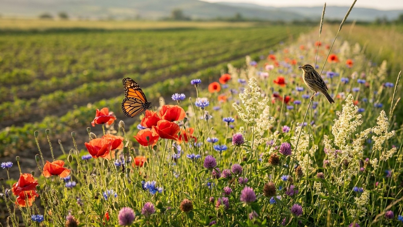 Roemenië's geheime wapen: hoe verplichte akkerranden Europa verbazen met miljarden insecten