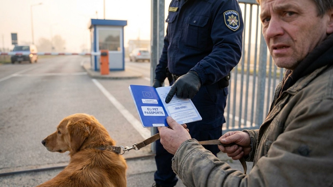 Douanier wijst naar één datum in hondenpaspoort: waarom duizenden gezinnen aan de grens moeten keren