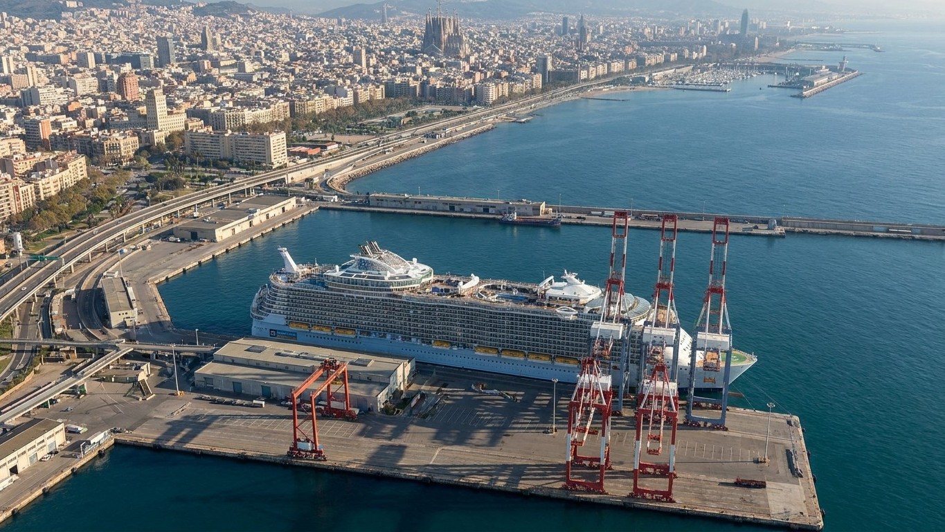 Klaar met de cruiseterminal op loopafstand van de Ramblas: in 2026 stappen alle passagiers af op één kade 3 km verderop