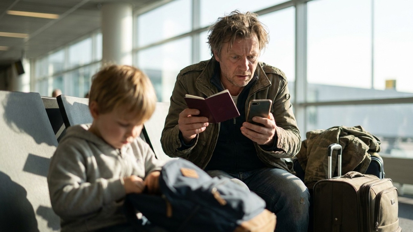 Ik boekte vier tickets naar Londen voor de vakantie: aan de gate hoorde ik dat ook mijn kind van vijf iets miste, en toen ...