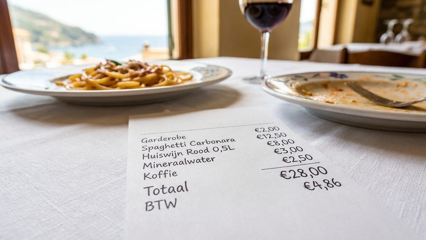 Ik kreeg in Puglia een rekening met 3 euro per persoon extra die ik nooit had besteld: het is geen fooi, en in één Italiaa...