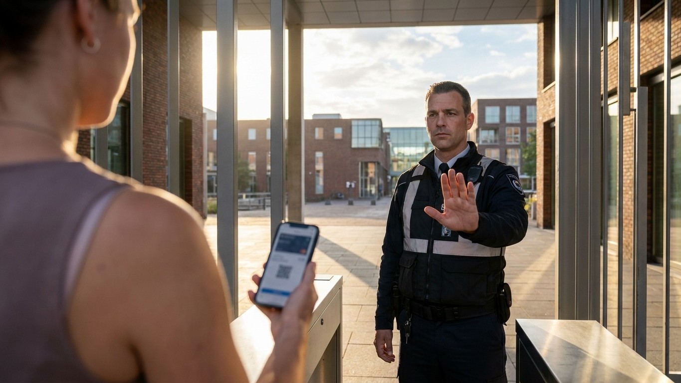 Ik stond om negen uur klaar bij de Sint-Pietersbasiliek met mijn ticket op mijn telefoon: bij de veiligheidscontrole keek ...